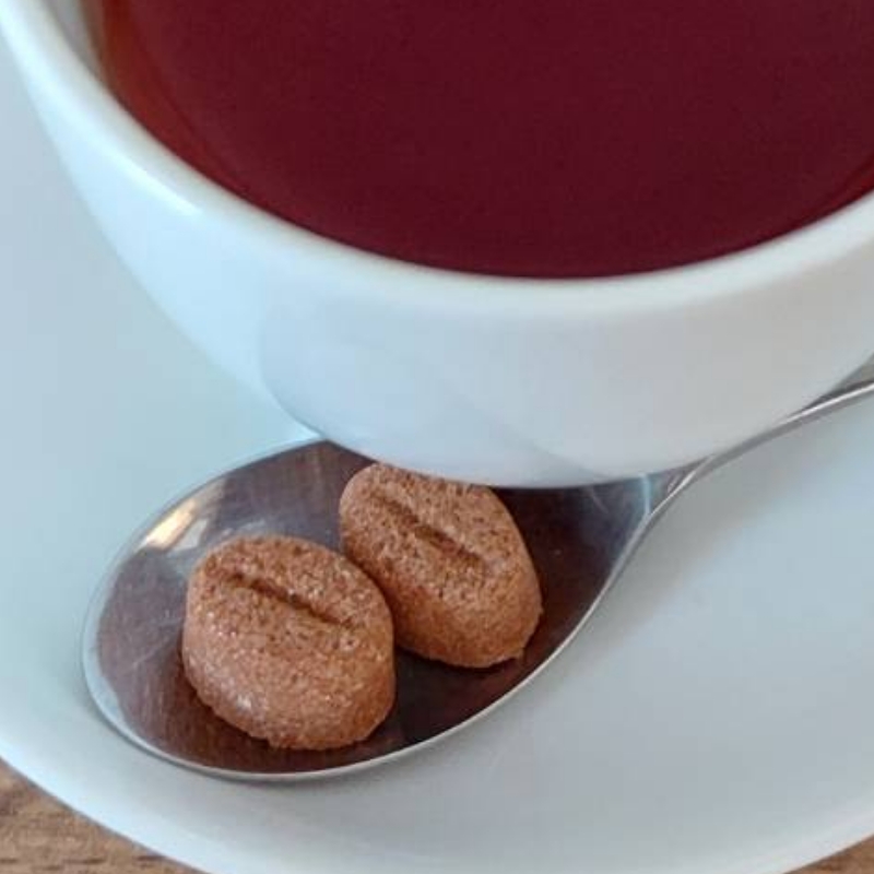 焙煎されたコーヒー豆